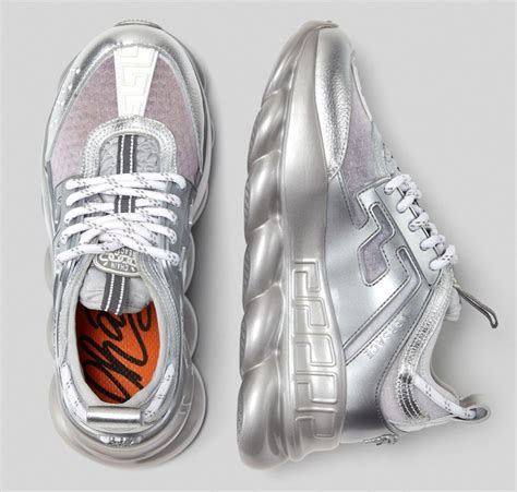 versace chain reaction silver|versace chain reaction twill.